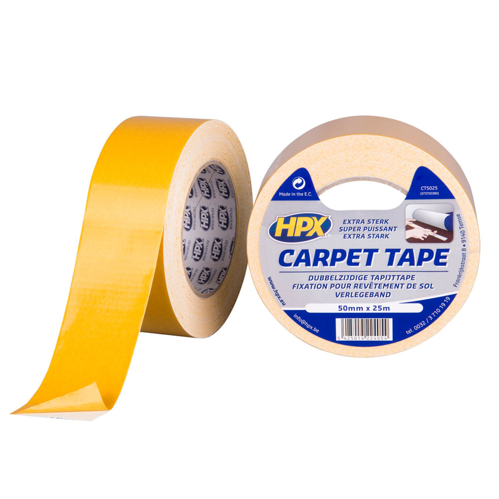 HPX Carpet Tape - tapijttape - 50mm x 25m