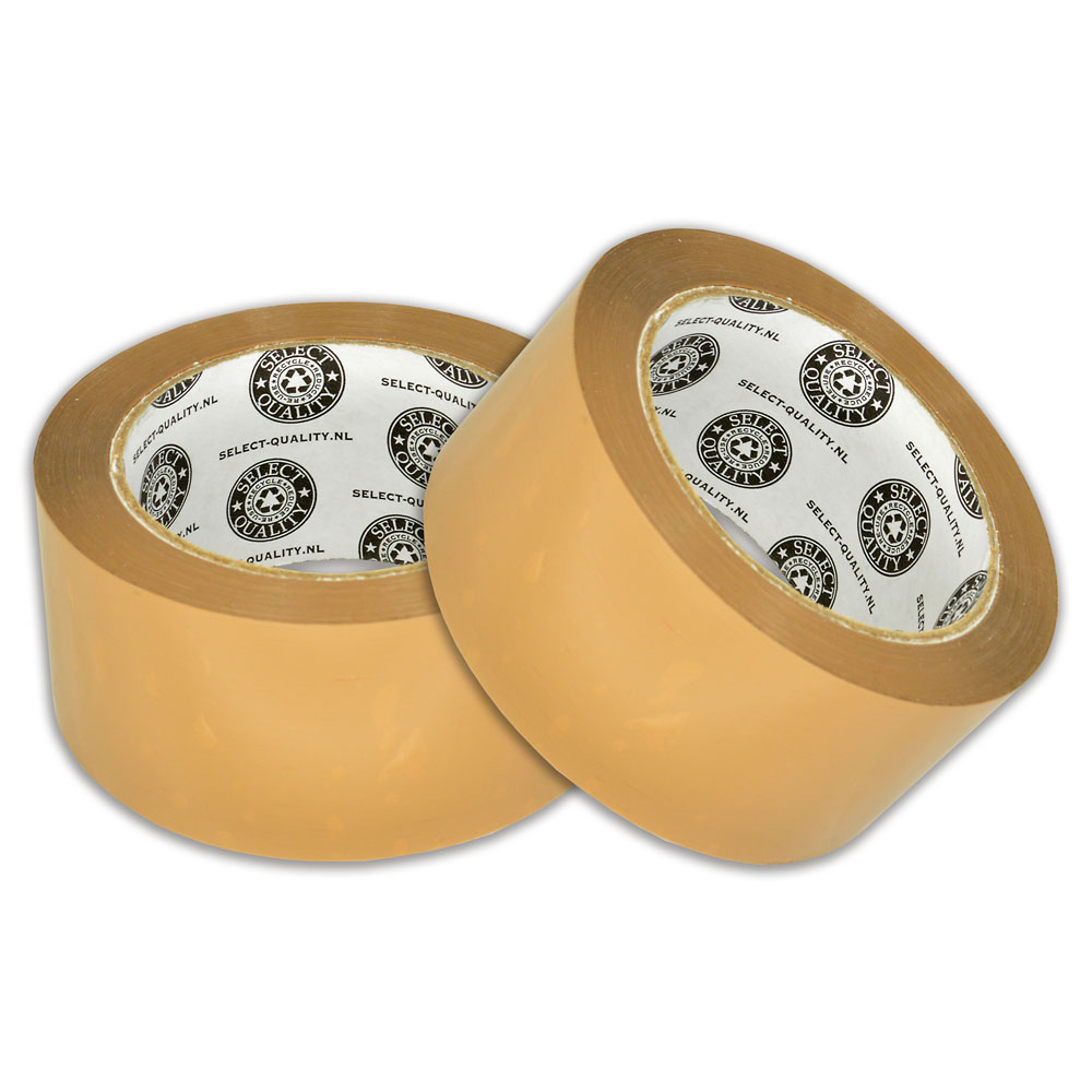 Select Quality tape - PP acryl low noise - 50mm x 66m - 35 my - Bruin Select Quality tape - PP acryl low noise - 50mm x 66m - 35 my - Bruin