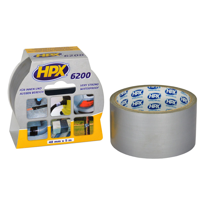 HPX 6200 Repair Tape - 50mm x 5m - Zilver
