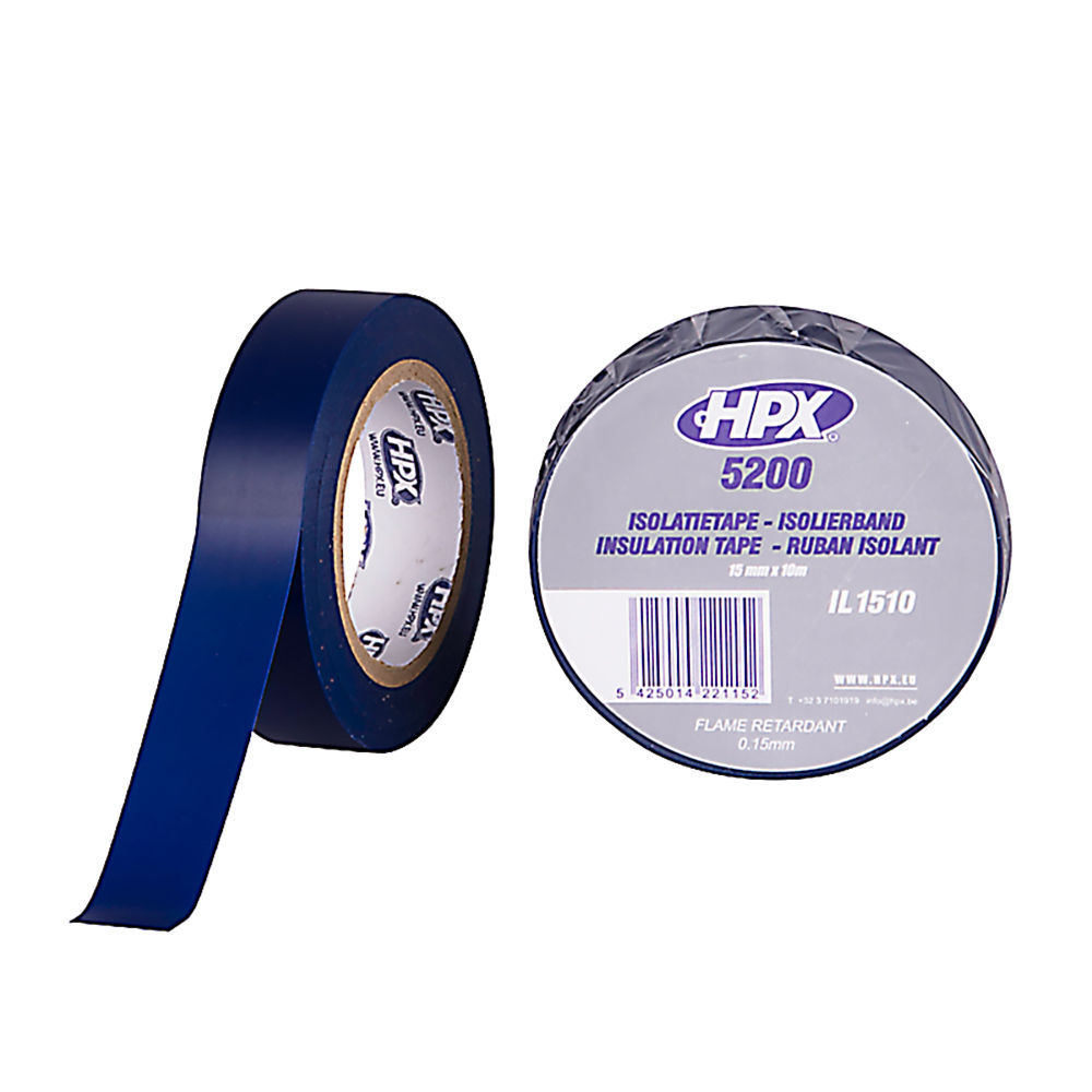HPX-5200 isolatie tape - 15mm x 10m - Blauw