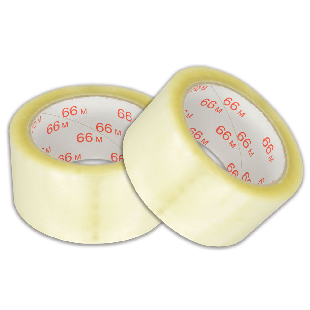 PP Hotmelt tape - 50mm x 66m - 28 my - transparant