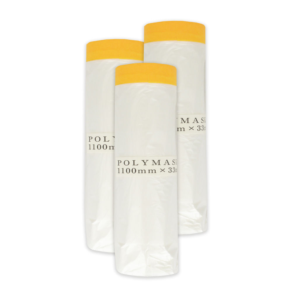 Masking tape met afdekfolie - 1100mm x 33m