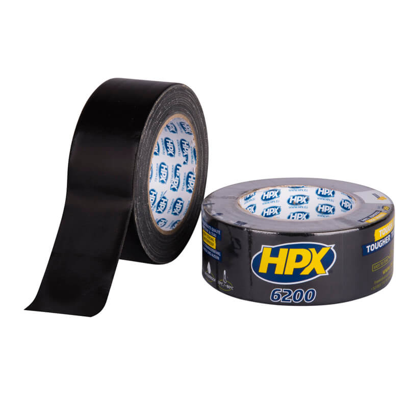 HPX 6200 Repair Tape - 50mm x 25m - Zwart