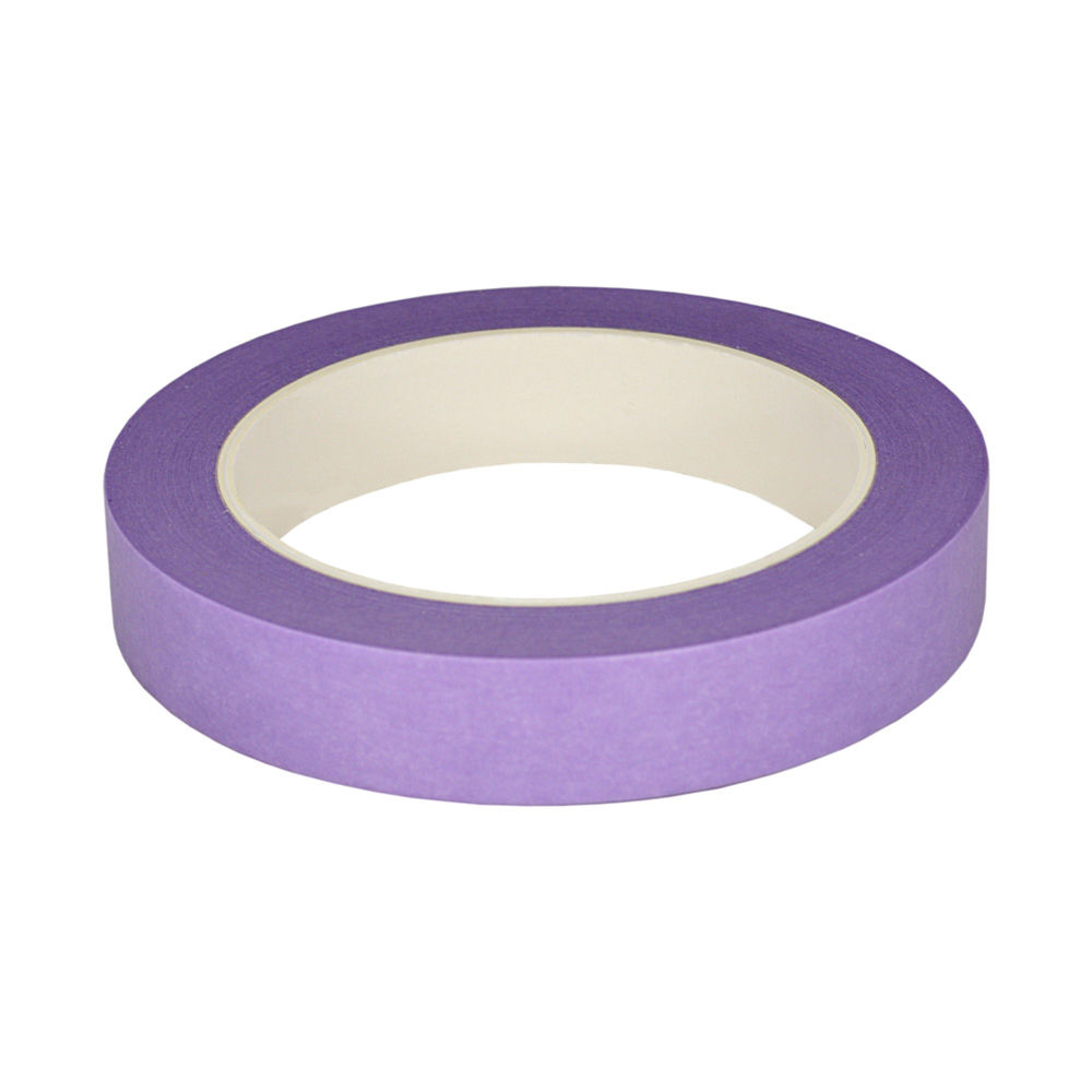 Washi Tape - 19mm x 50m - 60 graden - Paars Washi Tape - 19mm x 50m - 60 graden - Paars