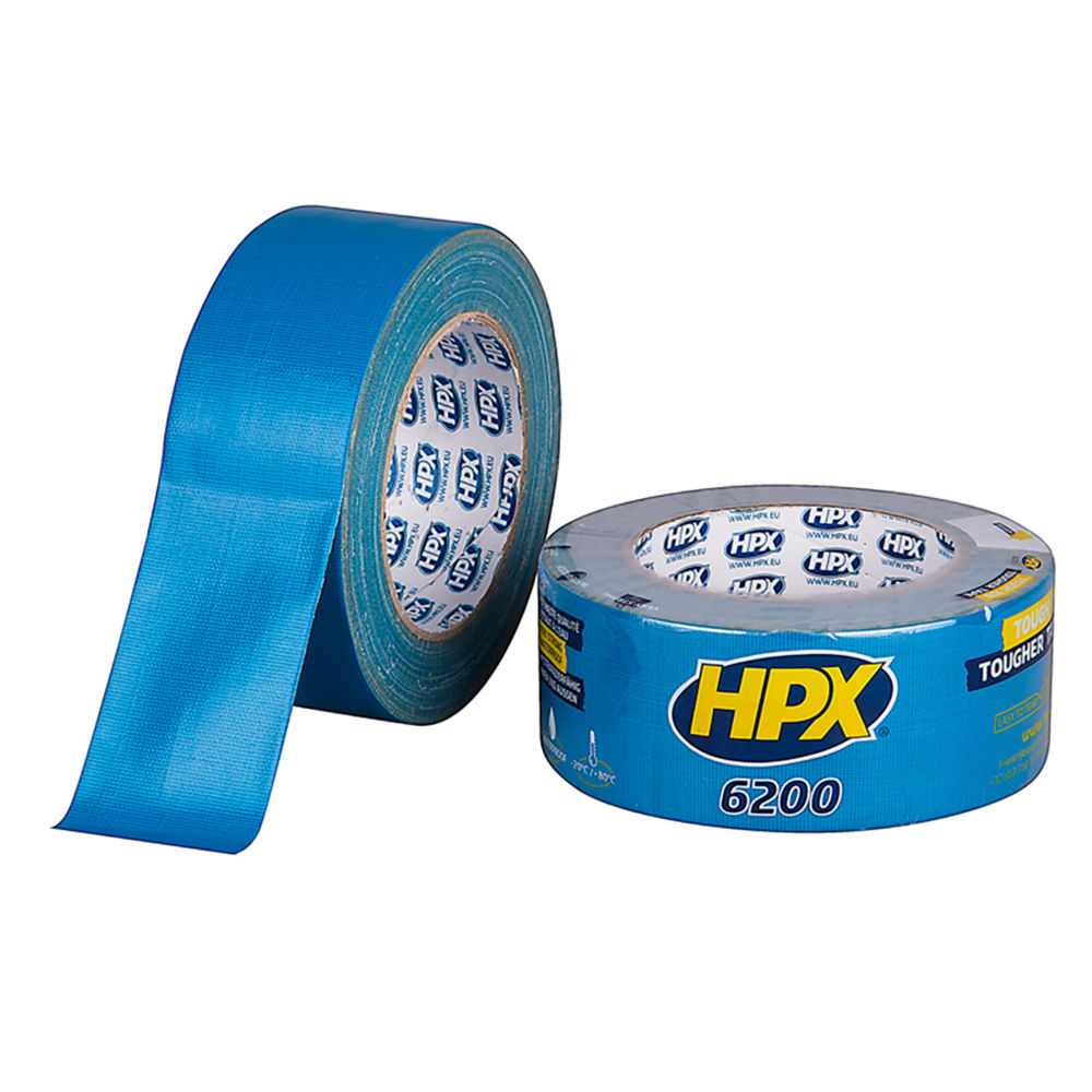 HPX 6200 Repair Tape - 50mm x 25m - Licht Blauw