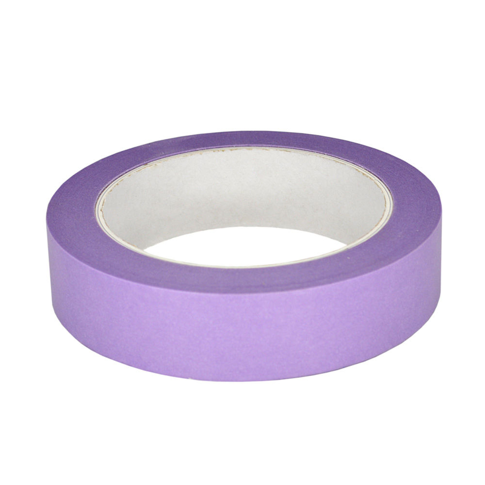 Washi Tape - 25mm x 50m - 60 graden - Paars Washi Tape - 25mm x 50m - 60 graden - Paars