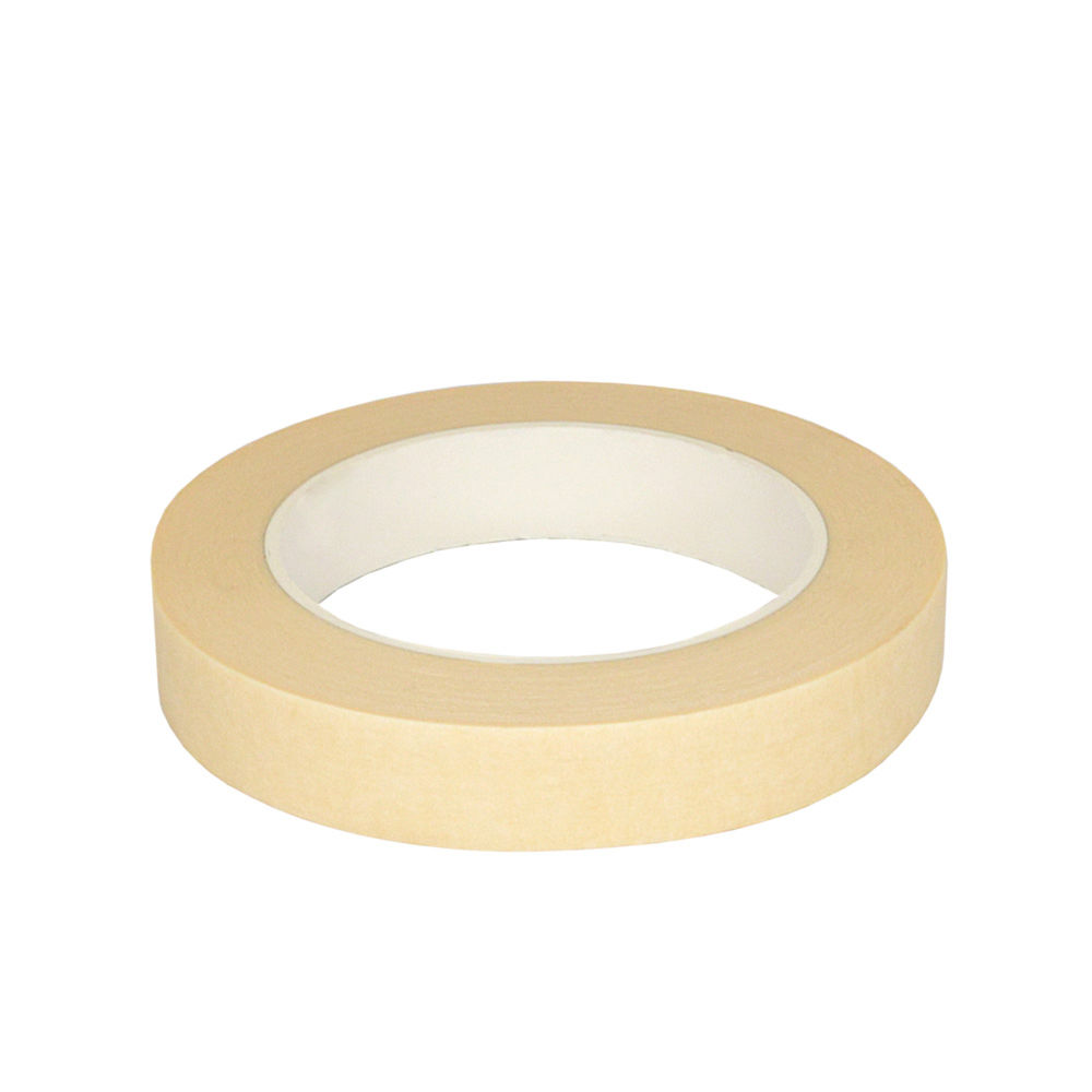 Masking tape solvent - 19mm x 50m - 80 graden Masking tape solvent - 19mm x 50m - 80 graden